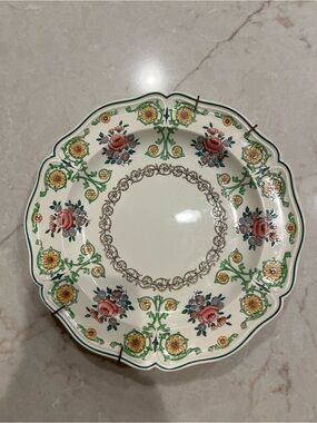 Vintage Wedgwood Brighton Floral Scalloped Plate – Etruria England